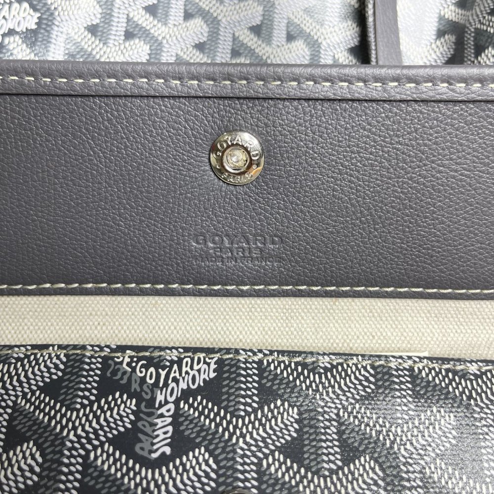 Brand New w/ Tags - Grey Goyard Saint Louis PM Reversible Tote - Picture 9 of 12
